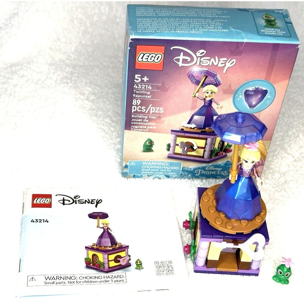 LEGO Disney Princess 43214 - Twirling Rapunzel - w/ Pascal - Tangled Complete